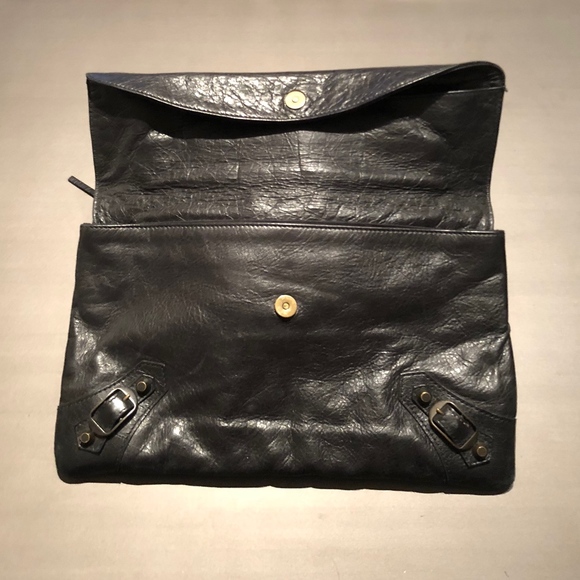 Balenciaga - Classic Motocross Envelope Clutch - Picture 3 of 4